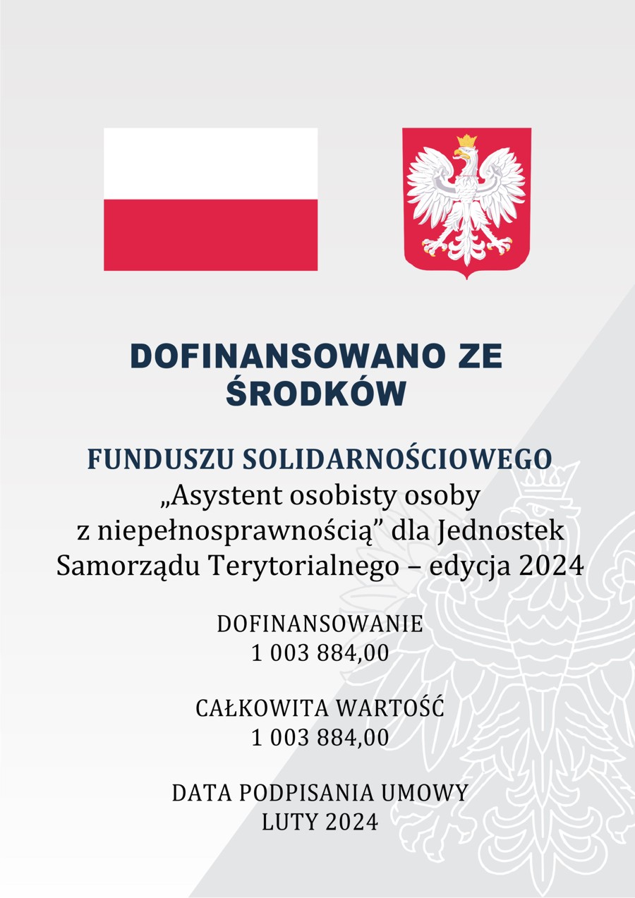 Asystent osobisty osoby z niepełnosprawnością - dla Jednostek Samorządu Terytorialnego – edycja 2024